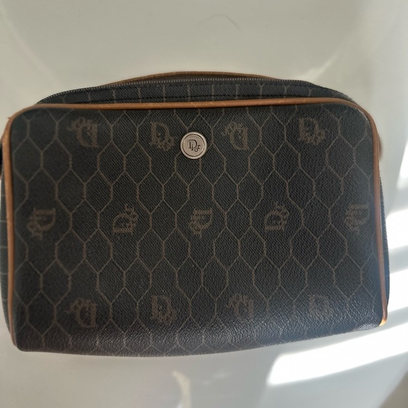 Dior Gray Honeycomb crossbody vintage Christian Dior - Picture 2 of 13